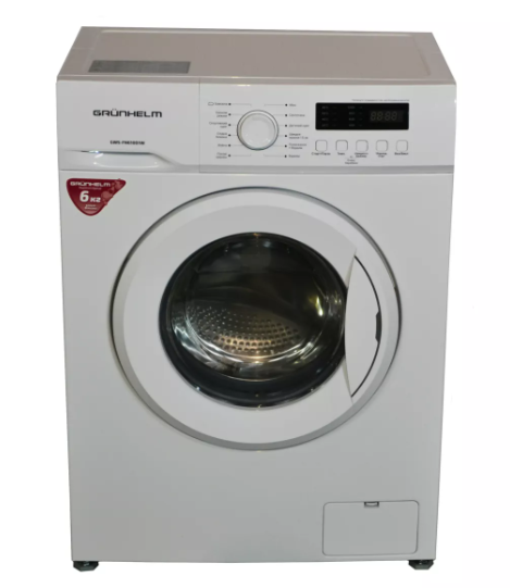 Пральна машина авт. GWS-FN610D1W (білий, 6кг.1000диспл.) (GRUNHELM)